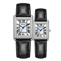 Carter personnalisé Look spécial coloré Cadrans haut de gamme de luxe Elite Unisexe Montre étanche Bon cuir Bracelets