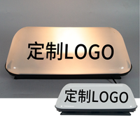 Ipartner Taxi Top Light Box Small LED Taxi Roof Sign Magnet Waterproof Durable High Brightness UV Resistant Advertising Display