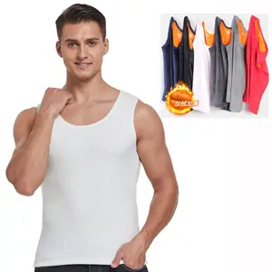 Winter Men thermal shirt Underwear Breathable Vest Sleeveless Velvet Soft Tank-Tops Warm Fitness Thick Male Undershirt