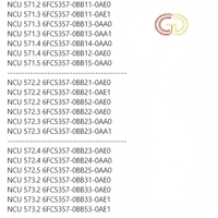 Tarjeta Madre CNC Siemens 6FC5357-0BB23-0AE0 NCU 572.4 Usada para SINUMERIK 840D DE, Lista para PROFIBUS-DP, 0.5 MB de Memoria NC, Pieza de Repuesto