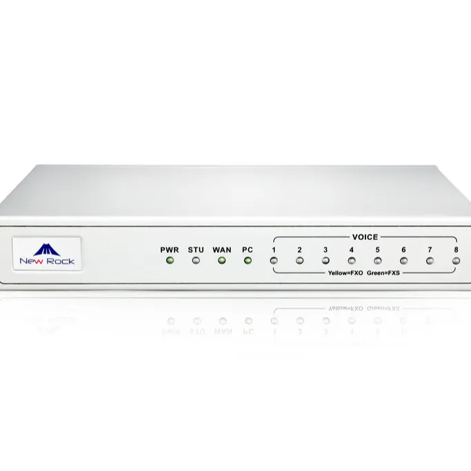 ร้อนขายใหม่ล่าสุดระบบโทรศัพท์ VoIP 8พอร์ต Fxo/fxs Gateway