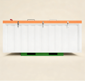 Caja de seguridad ignífuga y retardante de llama para baterías L, para ensamblaje de baterías de almacenamiento de energía solar industrial LiFePO4 de 125 kWh - Product Image 1