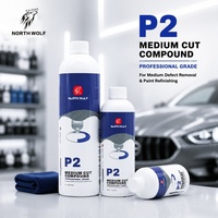 Nouvel arrivage Puris BL-P2 Composé de polissage plastique à coupe moyenne, éliminateur de rayures de peinture pour tampon de polissage en mousse, pour le detailing automobile