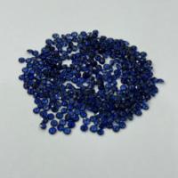 Excelente Corte Natural Azul Zafiro Rondas Difusión Suelto Azul Zafiro Brillante Rondas Piedras Preciosas