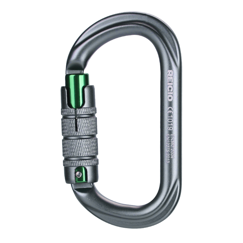 25kN Aluminum Alloy Triple Lock Oval