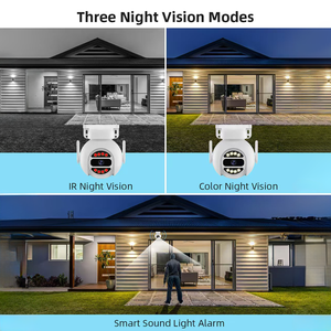 Cámara de Seguridad Inteligente para el Hogar, Red Wi-Fi, CCTV, PTZ, Visión Nocturna, CCVT, Inteligente, 4MP, IP, Full HD, Tuya, Cámara PTZ de Seguridad - Product Image 6