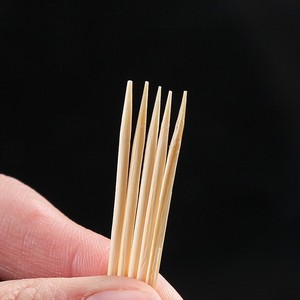 Bamboo Toothpicks 7cm Disposable Double-Ended For Fruit And Snacks 3500 Pieces Per Box - Product Image 2
