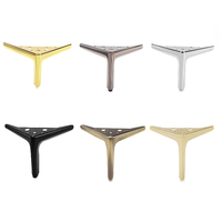 Pieds de table triangulaires à haute capacité de charge pour table basse, mobilier de bureau commercial, canapé antique et quincaillerie de placard