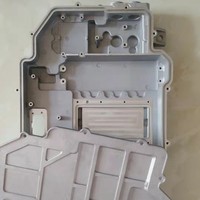 Boîtiers de machines de fonderie sous pression, composants en alliage d'aluminium et d'alloy de zinc, pièces mécaniques de moteur, usinage CNC, revêtement par pulvérisation