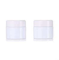 Pot en plastique de 65 g (2 oz) avec couvercle, récipient cosmétique rond vide pour baume, masque capillaire, soin de la peau