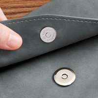 Sac de classement A4 en cuir Yunzhi avec logo imprimé numériquement transfrontalier, porte-documents professionnel modèle 20240319 pour billets et documents