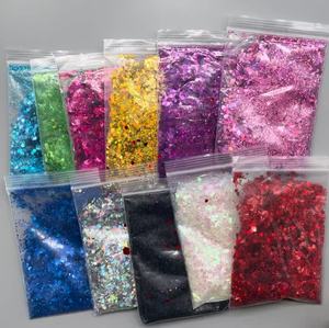 Glitters cho asmr video Cải Cách asmr phòng tập thể dục phấn tự làm chất liệu yiouasmrchalk 1 bộ 10 màu 50g mỗi túi - Product Image 2