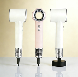 Asciugacapelli Professionale Ionico Elettrico ad Alta Velocità Silenzioso Senza Pale con Potente Motore da 1600W per Hotel <span class=keywords><strong>e</strong></span> Uso Domestico - Product Image 1