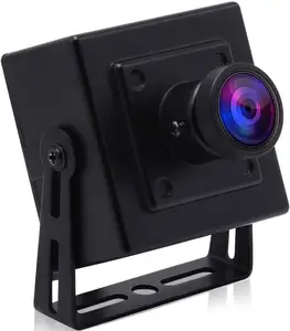 ELP UVC 4K USB2.0 מצלמה IMX415 180 מעלות עדשת עין דג מיני מארז מצלמת אינטרנט USB זווית רחבה