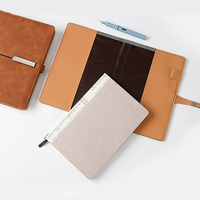 Libreta de Negocios Personalizada A5, Tapa Dura de Cuero PU Ecológico, Cosido con Hilo Térmico, 80 Hojas, Promocional para Estudiantes