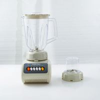 Blender multifonction 1,5 L le plus vendu, appareil électroménager 2-en-1, 4 vitesses avec broyeur et hachoir