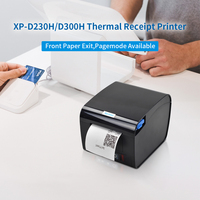 Imprimante thermique Android Xprinter XP-D230H/ D300H, petite imprimante d'usine chinoise, 300 mm/s, haute vitesse, imprimante de tickets 80 mm
