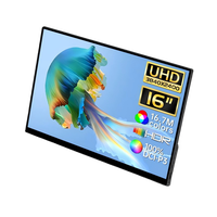 Moniteur de jeu OLED 4K 16 pouces, 60 Hz, pliable, écran extensible pour ordinateur portable, écran externe USB-C pour le travail et les jeux, vente flash