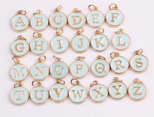 Alphabet A b c <span class=keywords><strong>d</strong></span> e f <span class=keywords><strong>g</strong></span> h i j <span class=keywords><strong>k</strong></span> l m amour charmes et pendentifs pour bijoux fabrication - Product Image 3