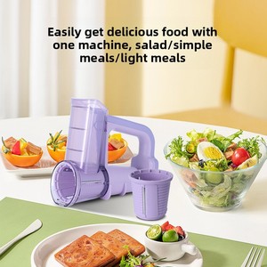 Hot Selling Exclusive 9-in-1 Plastic <b>Vegetable</b> Cutter Roller Cheese Shredder Slicer Ice Shaver Kitchen Gadget <b>Vegetable</b> <b>Tool</b> - Product Image 2