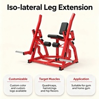 Appareil d'extension des jambes isolalettes à charge libre pour salle de sport commerciale et usage domestique, station indépendante pour l'entraînement des quadriceps, en acier robuste