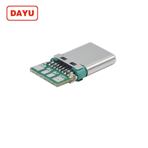 Usine USB Type C Connecteur Type 2.0 <span class=keywords><strong>Jack</strong></span> <span class=keywords><strong>mâle</strong></span> 4 Broches <span class=keywords><strong>À</strong></span> <span class=keywords><strong>Souder</strong></span> pour Câble USB C - Product Image 3
