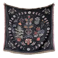 Wall Hanging Tapestry, 100% Cotton Woven Blankets