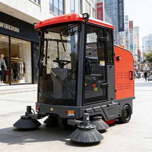 Meilleur prix : Balayeuse électrique 48 V pour sols en béton, neuve, machine de dépôt pour le nettoyage et le lavage des sols - Product Image 1