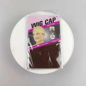 Gorros para pelucas invisibles antideslizantes, gorro para calvicie, suave, transpirable, elástico, de seda color nude, para mujeres y hombres, con red de malla para el cabello de extremo cerrado - Product Image 3