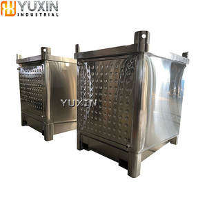 Conteneur à vin en acier inoxydable 1000l 2000l 3000l IBC à ouverture supérieure avec chemise de <span class=keywords><strong>refroidissement</strong></span> à vendre - Product Image 3