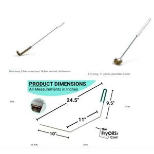 OCA19 Cepillo <span class=keywords><strong>de</strong></span> limpieza <span class=keywords><strong>de</strong></span> alambre <span class=keywords><strong>de</strong></span> cobre <span class=keywords><strong>de</strong></span> doble cabeza en forma <span class=keywords><strong>de</strong></span> L <span class=keywords><strong>de</strong></span> mango largo Parrilla <span class=keywords><strong>de</strong></span> barbacoa Aceite <span class=keywords><strong>de</strong></span> <span class=keywords><strong>barro</strong></span> Herramientas <span class=keywords><strong>de</strong></span> barbacoa <span class=keywords><strong>de</strong></span> <span class=keywords><strong>barro</strong></span> <span class=keywords><strong>de</strong></span> aceite obstinado - Product Image 2
