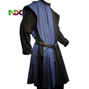 Costume da Cavaliere Templare <span class=keywords><strong>Medievale</strong></span> per <span class=keywords><strong>Uomo</strong></span>, Tunica Senza Maniche per Halloween, Camicia da Guerriero, Armatura da Cavaliere, Tabarro Vintage - Product Image 4