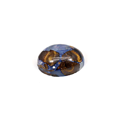 Batu Opal Oval Cabochon Alami 5.85 Cts Batu Permata Longgar Ishu Permata 14X10Mm IG17865 Cokelat AA AU