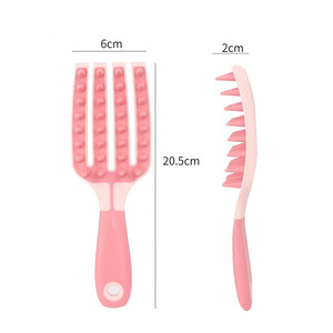 Nuevo Cepillo de Champú <span class=keywords><strong>Ingrid</strong></span> con Mango Largo de ABS y Silicona, Peine de Masaje Multifuncional para Limpiar el Cuero Cabelludo, Reutilizable - Product Image 5