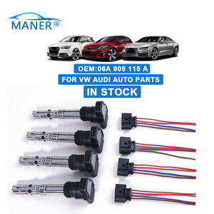 คอยล์จุดระเบิดเครื่องยนต์ MANER 06A905115A สำหรับรถยนต์ Audi A3 A6 TT vw Bora Golf Seat Leon - Product Image 1