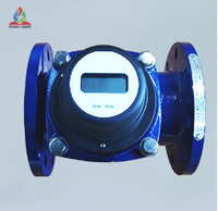 Compteur d'eau intelligent multi-jets DN50 grand diamètre, protection IP65, raccordement à bride, dispositif de gestion de l'eau domestique de haute technologie