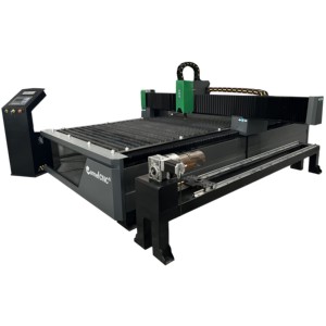 Zware uitvoering metaal snijmachine <span class=keywords><strong>CA</strong></span>-1530 plasmasnijmachine met rotatie-as - Product Image 1