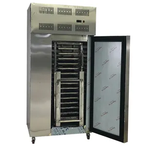 Compatto 300L air blast freezer piatto freddo congelatore congelatore commerciale con carrelli