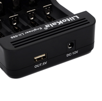 Chargeur de batterie LCD Lii-500 à 4 baies pour Li-ion NiMH AA AAA 18650 26650 avec test rapide, sortie USB et testeur de capacité multifonction