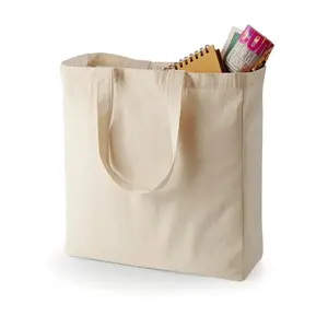 Borsa shopper in cotone naturale personalizzata per merchandising - Product Image 1