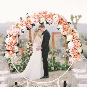 Decoración Floral de Lujo Hecha a Mano con Seda para Bodas, Mezcla de Rosas, Peonías e <span class=keywords><strong>Hortensias</strong></span>, para Puertas y Ventanas Arqueadas, Ideal para Halloween - Product Image 6