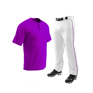 Professional design Custom logo printed low price baseball uniform - Product Image 4