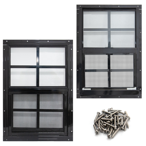 Aluminium <strong>Window</strong> <strong>Frame</strong> Installed on Wooden Board the <strong>Shed</strong> <strong>Window</strong> - Product Image 2