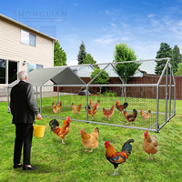 Prix de gros Grand enclos métallique galvanisé pour poulets, fabriqué en Chine