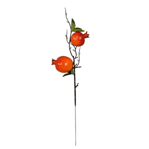 Ramas de Frutas Artificiales Dongchen Crafts de 46 cm, Granada, Caqui y Manzana de Seda, Decoración para Bodas y Hogar - Product Image 5