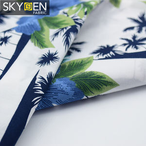 スカイゲンホットセール100織りコットンシャツトロピカルプリントタイハワイアンシーアイランドコットン生地 - Product Image 4