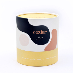 Sang Trọng Có Thể Tái Chế Vòng Kraft Các Tông Giấy Nến Jar Hộp Xi Lanh Bao Bì Ống Giấy Hộp - Product Image 4