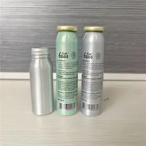 Botol logam kualitas tinggi botol kosmetik aluminium isi ulang botol semprot parfum Losion kabut botol 50ml 75ml 100ml 150ml