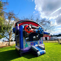 GMY Gonflables Gamer Themed Jump House Tante House for Party Giant Bouncy Castle for Kids Party