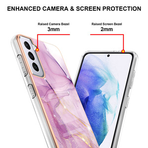 Sang trọng Bumper đá cẩm thạch IMD Glossy trường hợp đối với Motorola Moto cạnh 20 Pro Lite Bìa mềm Silicone điện thoại thời trang funda - Product Image 6